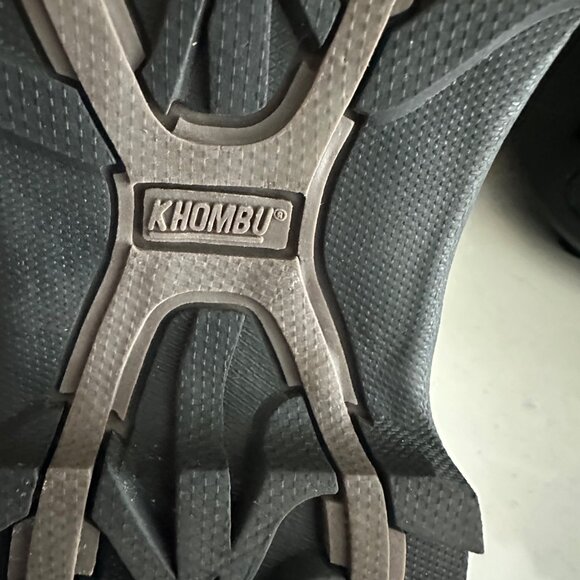 Khombu Mens Brown Leather Hiking Boots 12M With 3M Thinsulate Insulation & Durab - Picture 4 of 9